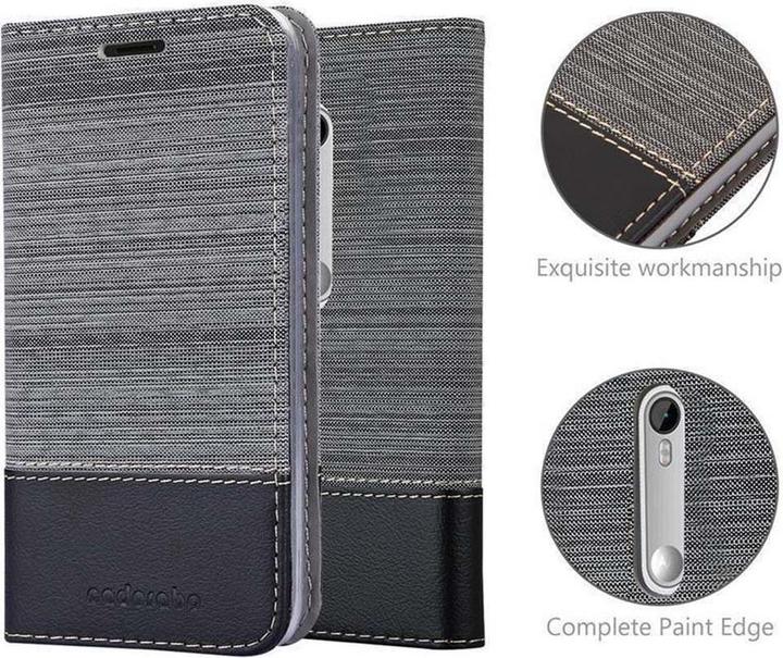 Actual product image Cadorabo Book Jeans Optics Cover (Motorola Moto G30)