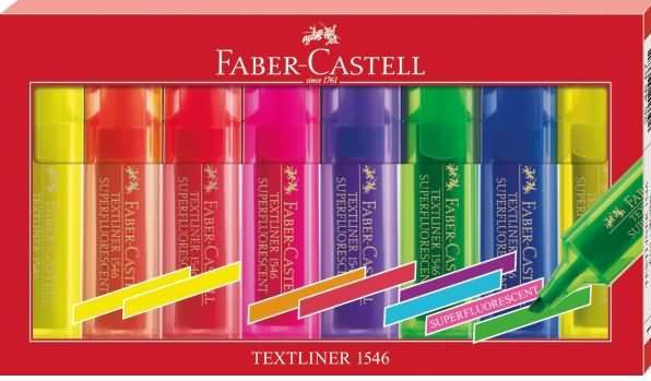 Actual product image Faber-Castell TEXTLINER 1546, 6+2 free (Multicoloured, 5 mm, 8 x)