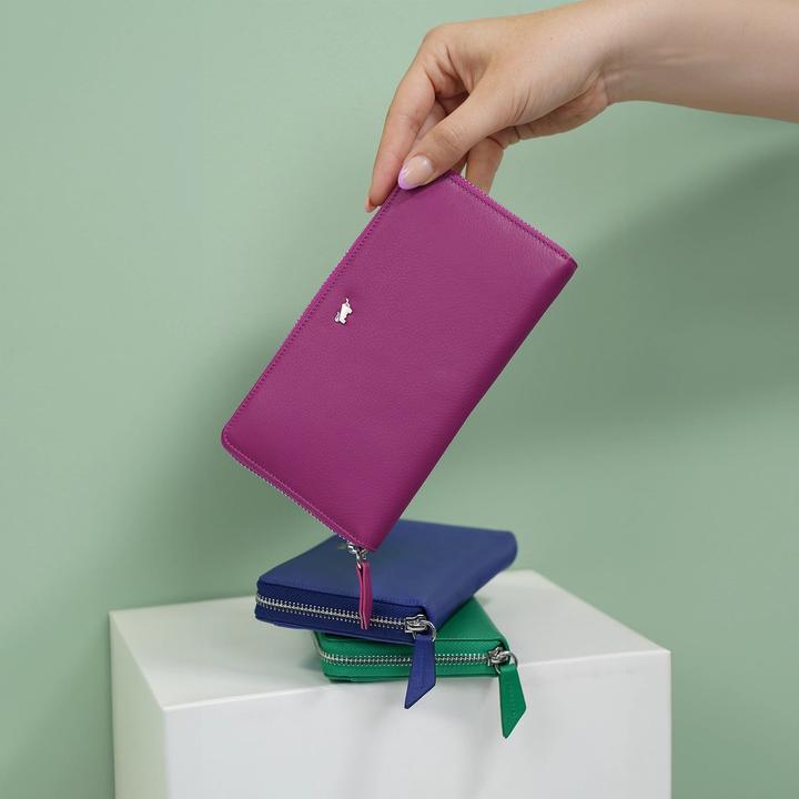 Actual product image Braun Büffel JOY RFID indigo violet