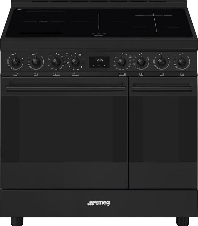 Smeg Classici Sinfonia Inductiefornuis C92IPN2, 90cm mat zwart