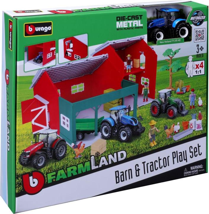 Image du produit Bburago Scheune mit Traktor