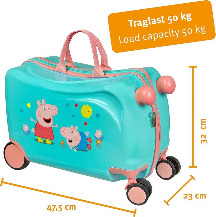 Produktbild Undercover Trolley-Koffer Rutscher Peppa Pig