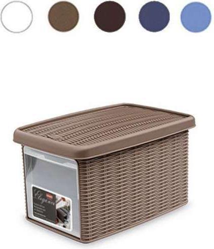 Kerbl Stefanplast Multipurpose Box Elegance White with Opening (boîte à usages multiples Stefanplast (29 cm)