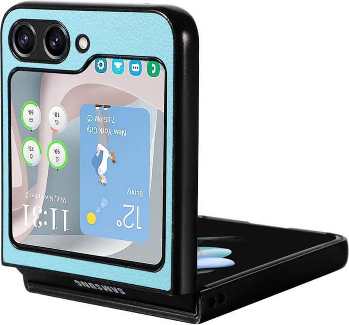 Image du produit Cover-Discount Galaxy Z Flip5 - Housse hybride bleu clair (Samsung Galaxy Z Flip5)