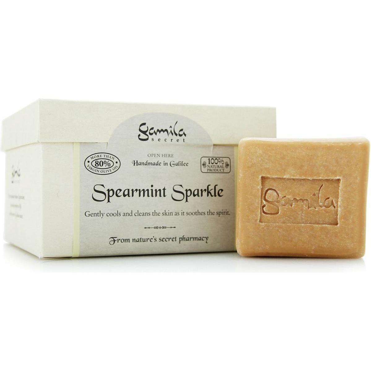 Gamila Secret, Sapone mani, Cream Bar Spearmint Sparkle 115g (Sapone duro, 115 g)
