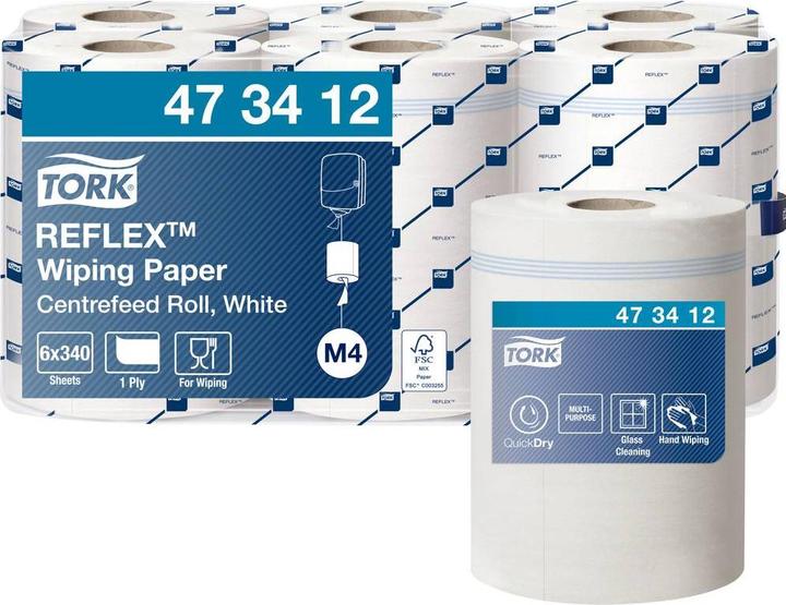 Actual product image Tork Portable Reflex Multipurpose Paper Wipes (6x)