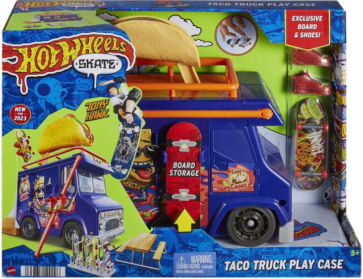 Produktbild Hot Wheels Skate Taco Truck Play Case