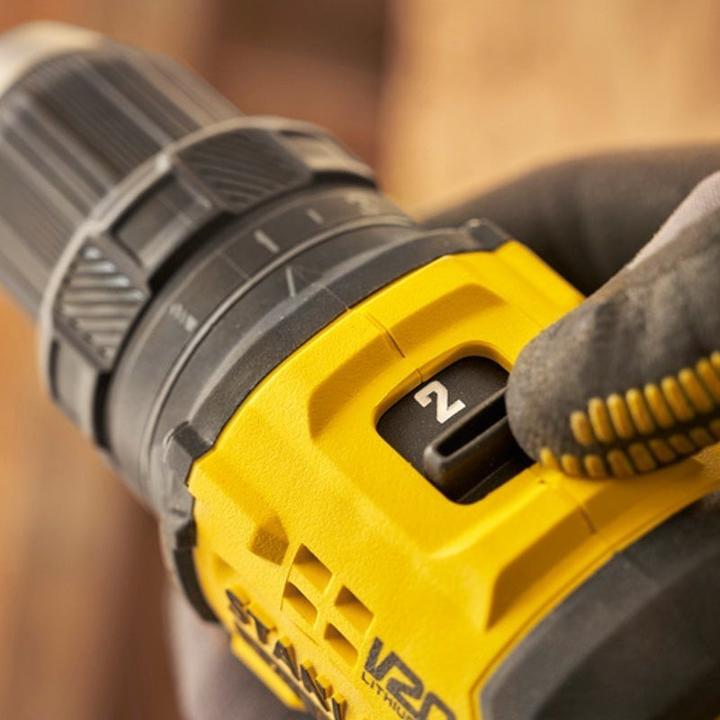 Actual product image Stanley V20 Brushless Cordless Drill