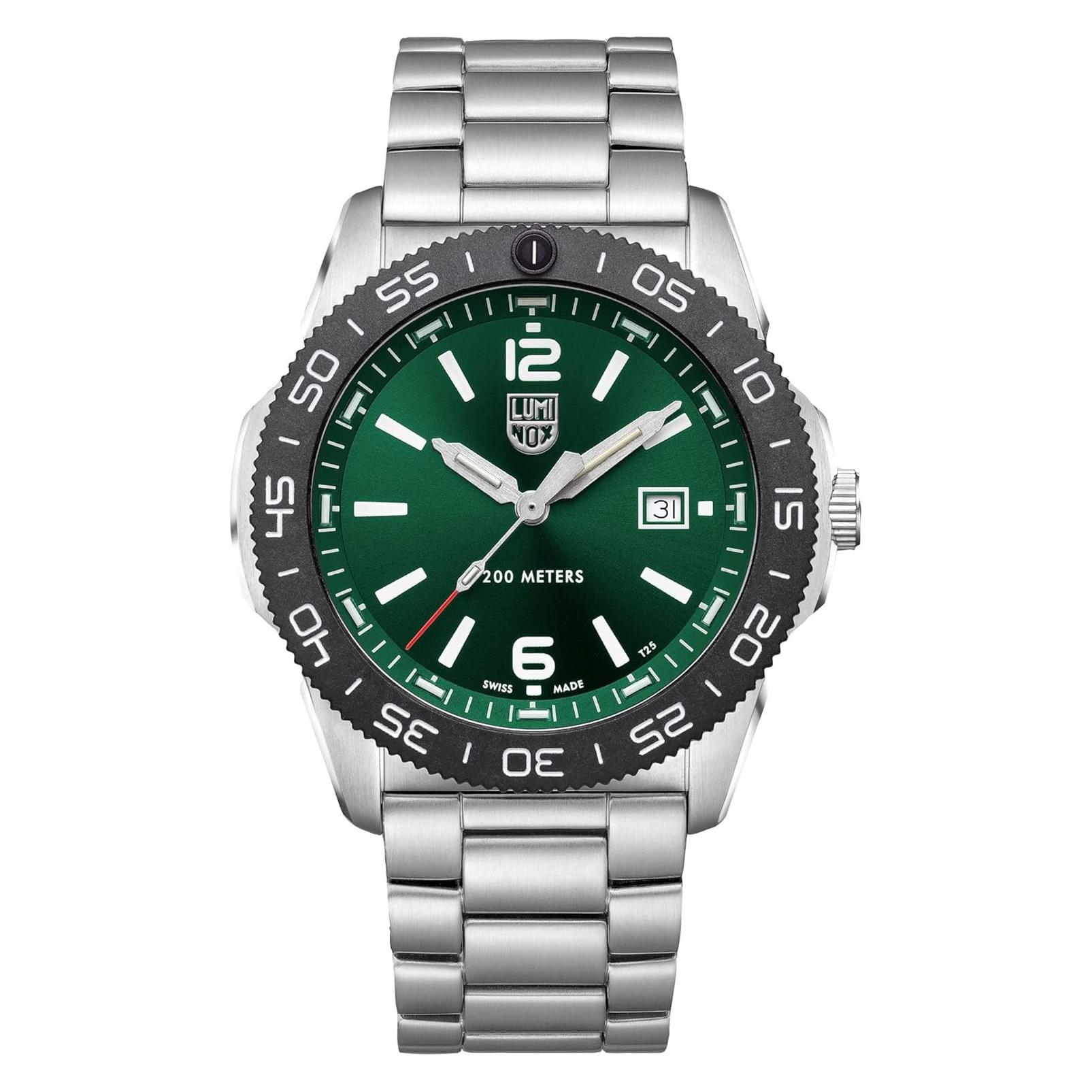 Luminox, Armbanduhr, Pacific Diver 3120 Series, Silber, (Taucheruhr, 44 mm)