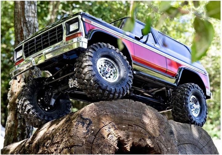 Produktbild Traxxas TRX-4 79 Ford Bronco schwarz/rot 1/10 Crawler RTR Brushed, Clipless, ohne Akku und Ladegerät (RTR Ready-to-Run)