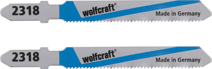 Produktbild wolfcraft 2 Stichsägeblätter HSS L=75mm T-Schaft