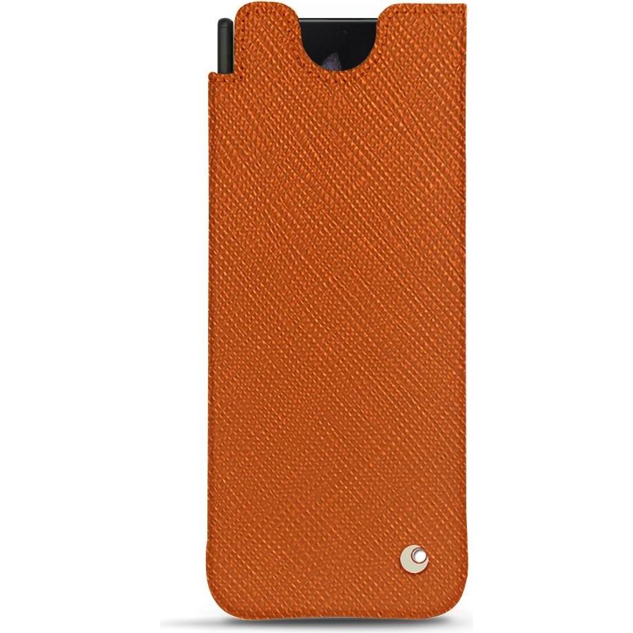Noreve Lederschutzhülle (Samsung Galaxy Z Fold3), Smartphone Hülle, Orange