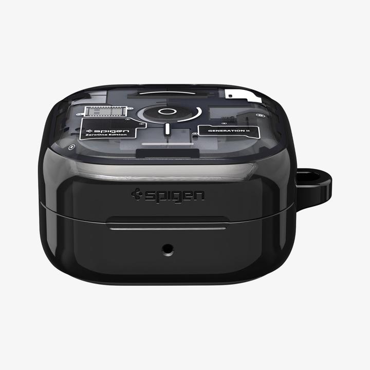 Actual product image Spigen - Ultra Hybrid Zero One (ACS11201) - Samsung Galaxy Buds 4 / Buds 4 Pro - Black