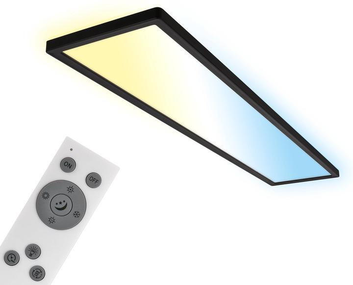 Produktbild Briloner CCT ulltra flat LED panel, black (4800 lm)