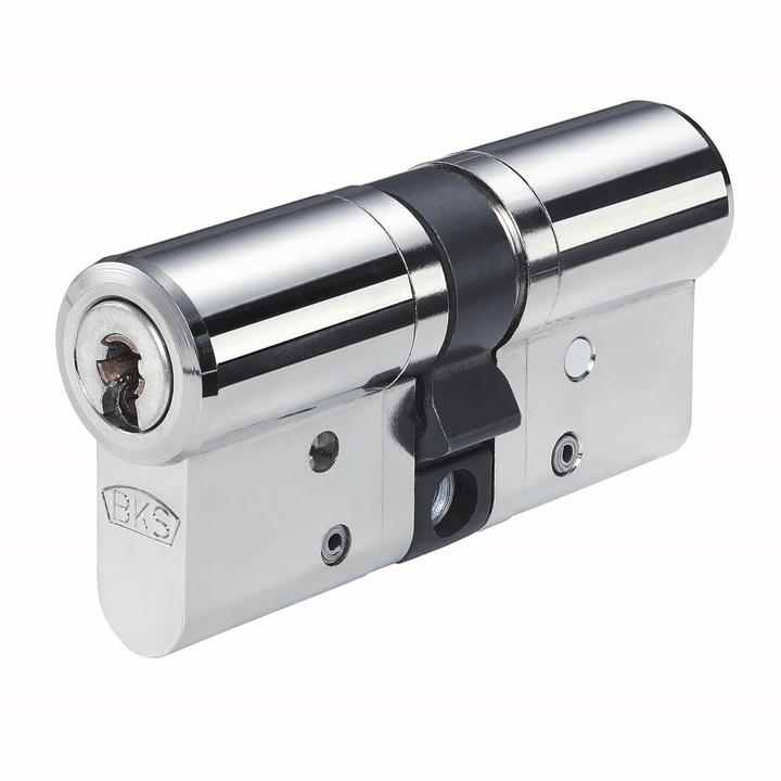 BKS Janus Profilzylinder 4612 N+G, 31-31 mm, mit 5 Schl. u. Si-Karte (Profilzylinder)