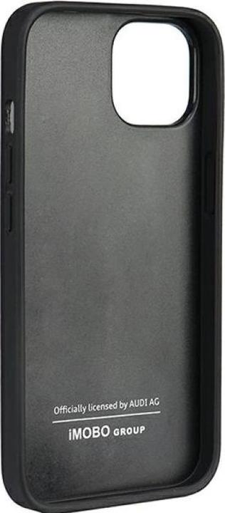 Actual product image Audi Genuine Leather iPhone 11 / Xr 6.1" czarny/black hardcase AU-TPUPCIP11R-Q8/D1-BK (Apple iPhone 11, Apple iPhone XR)