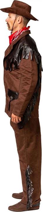 Immagine prodotto Orlob Giacca western da uomo con frange, in finta pelle scamosciata (54)