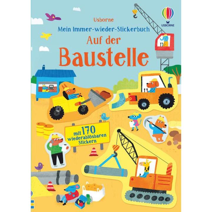 Produktbild Mein Immer-wieder-Stickerbuch: Auf der Baustelle