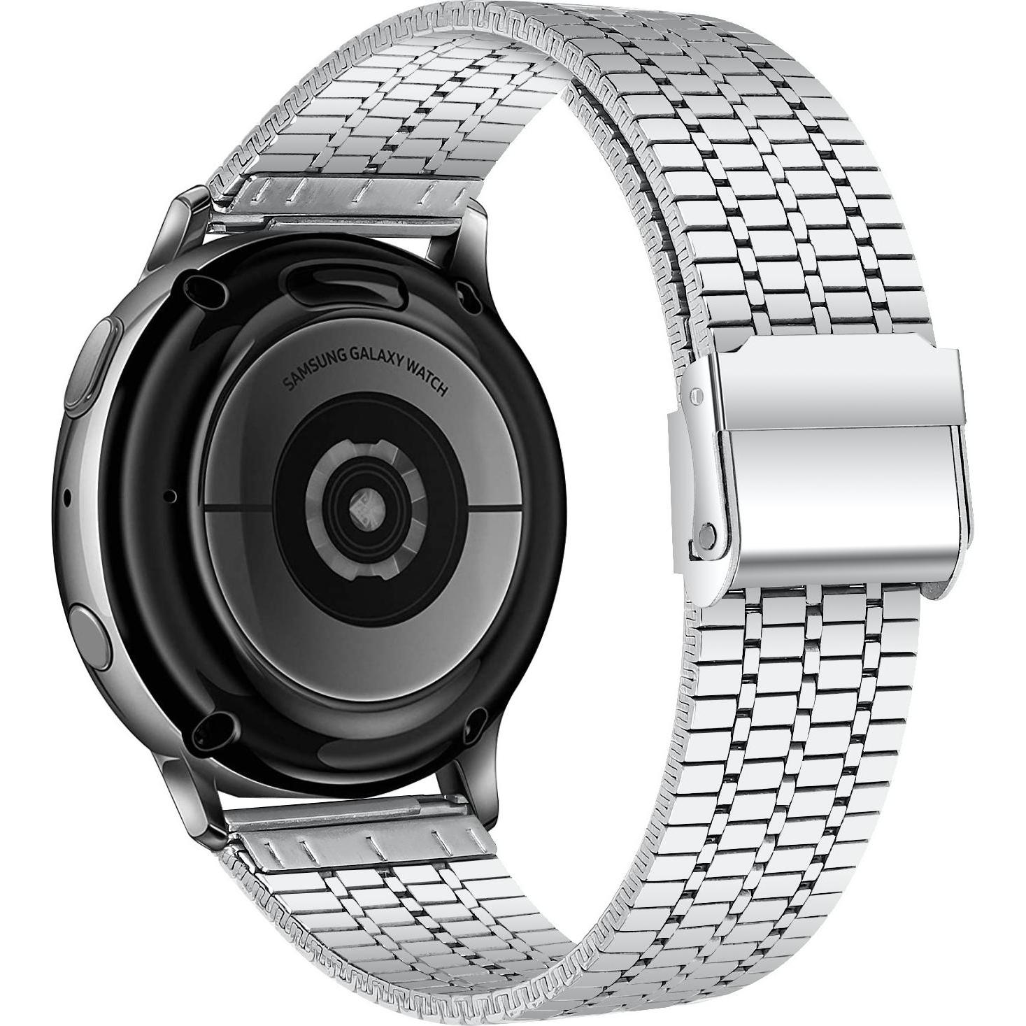 Thumbnail - Strap-it Stahlarmband (22 mm, Edelstahl), Uhrenarmband, Silber