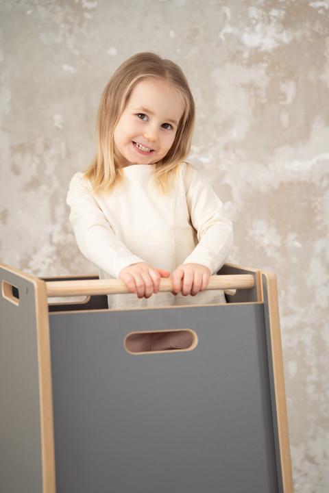 Produktbild Tupti.wood NOWAY -  Lernturm Kitchen Helper Grau