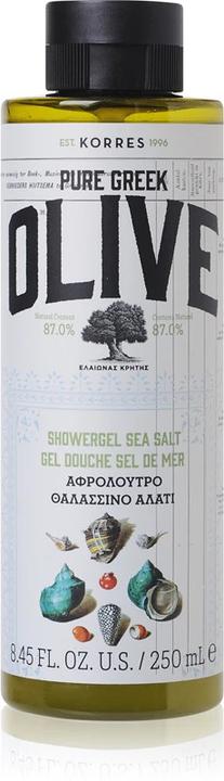 Actual product image Korres olive & sea salt shower gel (250 ml)