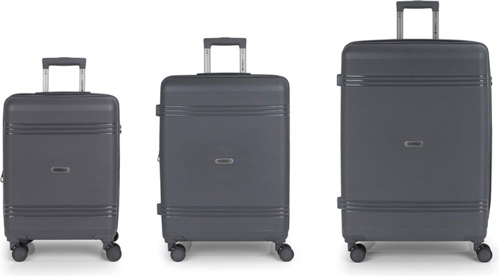 Produktbild Gabol Saori 4 Rollen Kofferset 3-teilig mit Dehnfalte (220 l, XL (ab 115l))