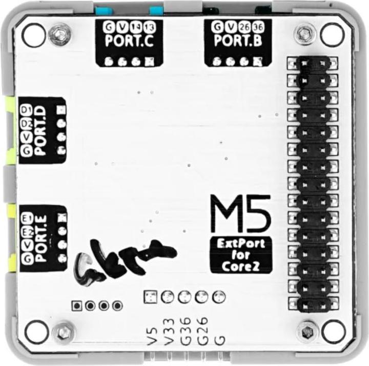 Actual product image M5Stack Extension Port Module for Core2