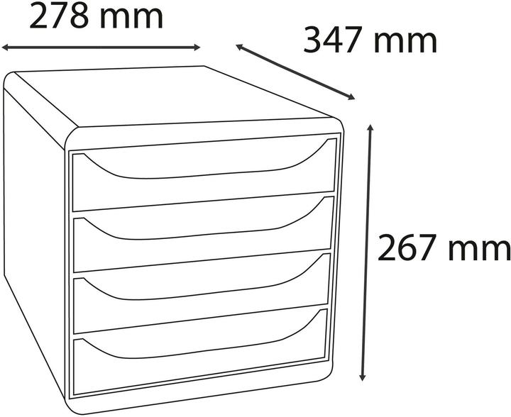 Produktbild Exacompta Schubladenelement Big-Box (A4+)