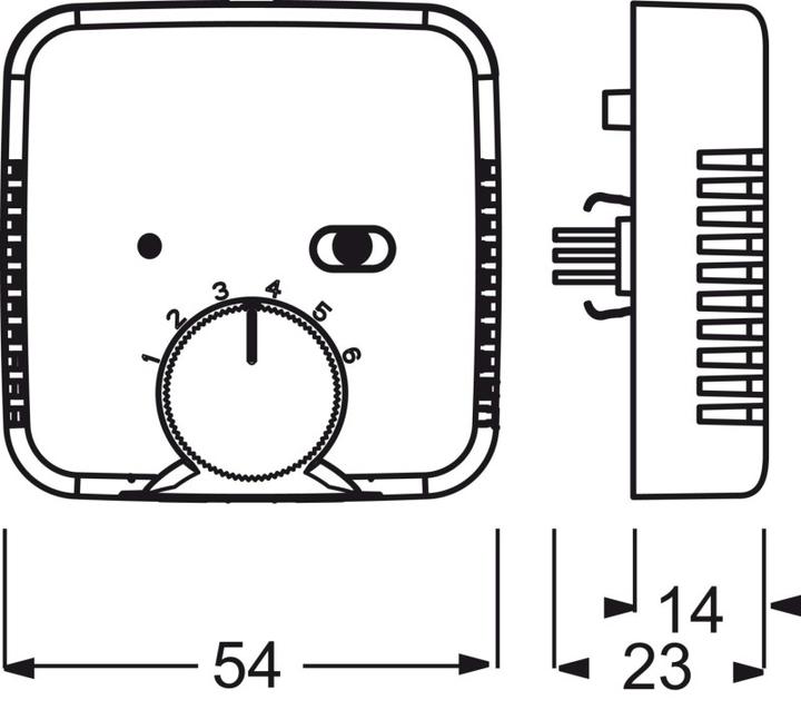 Actual product image Busch-Jaeger Room temp. controller insert