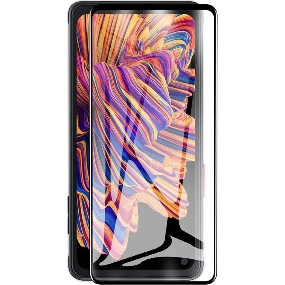 Screenguard Samsung Galaxy XCover Pro Full Screen Panzerglas Schutzfolie 2.5D 9H (1 Stück, Samsung Galaxy S21), Smartpho...