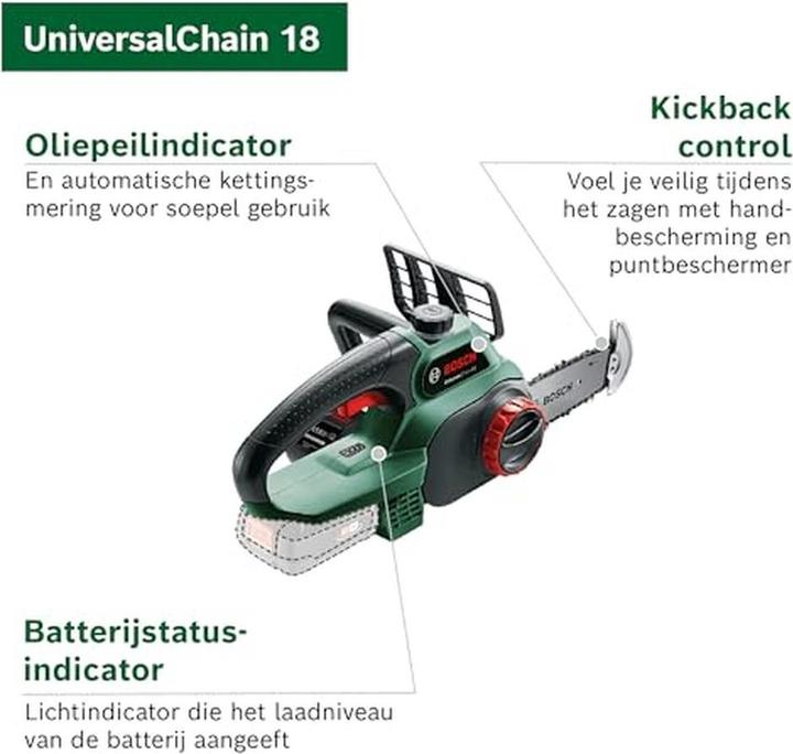 Produktbild Bosch Home & Garden UniversalChain 18 (Akku Kettensäge)