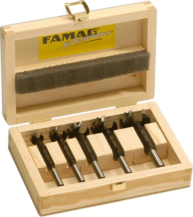 Produktbild Famag Forstner-Bohrer-Satz (15 mm, 20 mm, 25 mm, 30 mm, 35 mm)