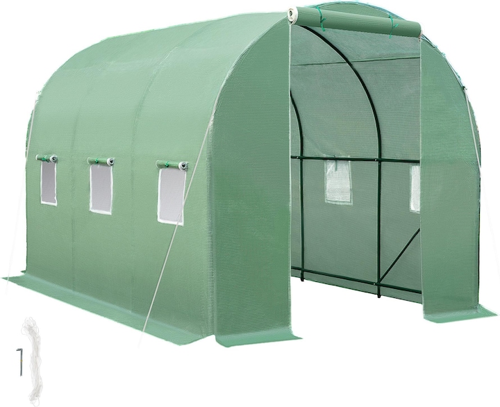 Actual product image tectake Greenhouse foil tunnel