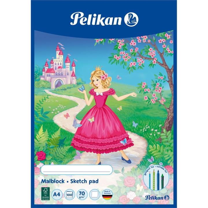Actual product image Pelikan Coloring Blocks (A4, Plain, No binding)