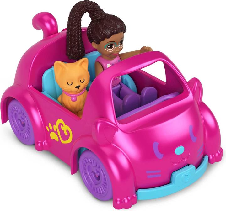 Image du produit Mattel Polly Pocket Pollyville Petite voiture de chaton