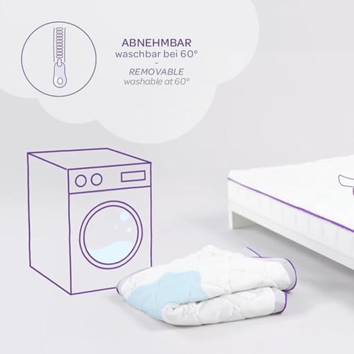 Produktbild Träumeland Babymatras mit Air Flow Comfort, Staprand, Öko-Tex 100 zertifiziert und wasbarer Hülse