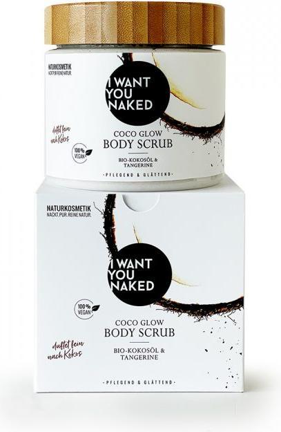 Produktbild I want you naked Body - Scrub BIO KOKOSÖL COCO GLOW Körperpeeling (500 ml)