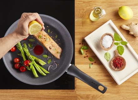 Actual product image Tefal Healthy Chef Pan G1500472 Frying, Diameter 24 cm, Suitable for induction hob, Fixed handle (24 cm, Frying pan, Aluminium)
