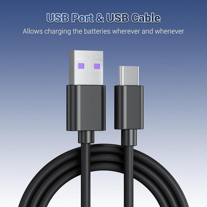 Image du produit JJC Sony DCH FZ100TC USB C Dual Battery Charger (voor Sony NP FZ100) (Chargeur de batterie d'appareil photo)