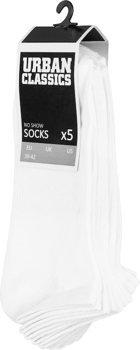 Immagine prodotto Urban Classics No Show Socks 5-Pack (Confezione da 5 pezzi, 43 - 46)