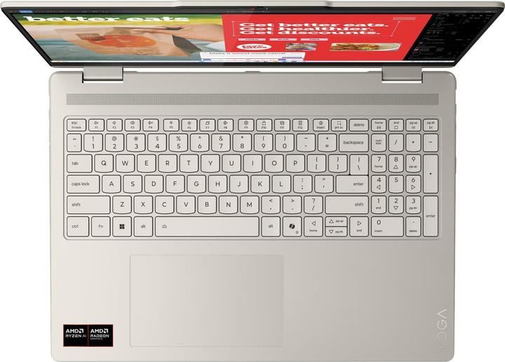 Produktbild Lenovo Yoga 7 2-in-1 16" OLED, AMD Ryzen 7, 16GB RAM, 1TB SSD, Wi-Fi 7 (16", 1000 GB, 16 GB, DE)