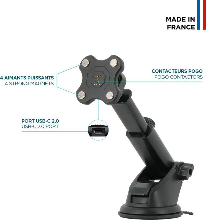 Image du produit Mobilis Energia Mobile + Charging Suction Mount 65W (65 W)