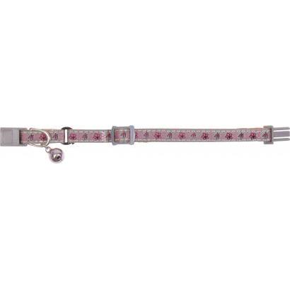 Trixie Halsband Kat Junior Kitten Reflecterend Bloemmotief Assorti (Katze, Allgemein), Halsband + Leine