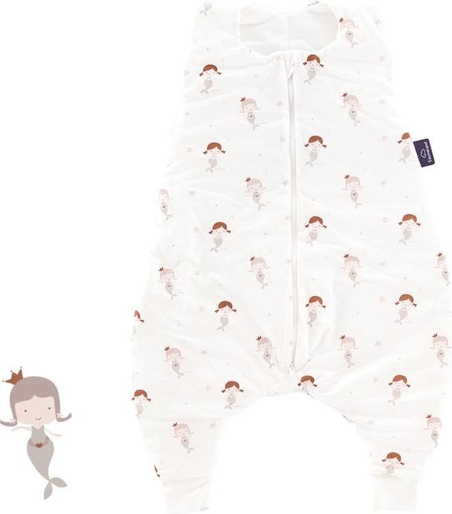Actual product image Träumeland Baby-Ganzjahrschlafsack Jumper Mermaid Grösse 104 (104 cm, 2.5 TOG, All-season)