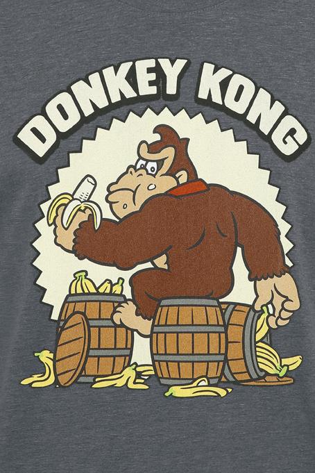 Image du produit Heroes Inc Nintendo - T-shirt unisexe Chiné foncé Donkey Kong - S (S)