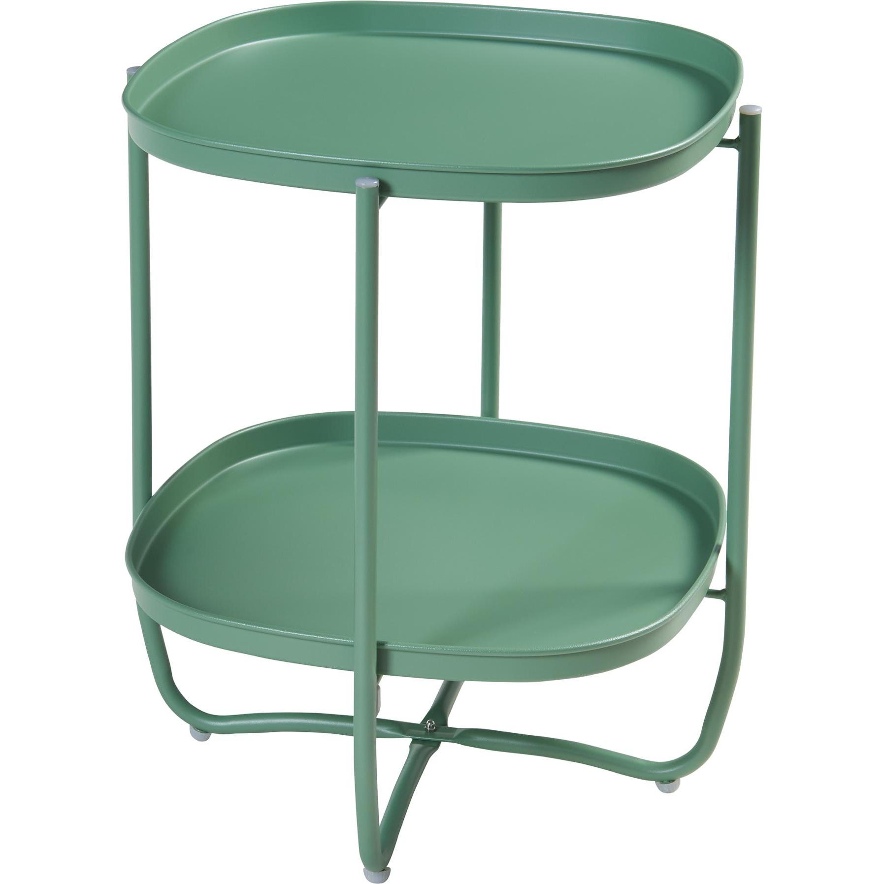 Thumbnail - En.Casa, Gartenbeistelltisch + Gartenservierwagen, Brà¸nnà¸y