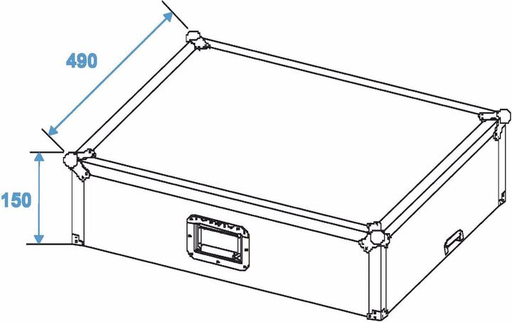 Immagine prodotto Roadinger Mixer Case LS-19 Custodia per CD (L x P x A) 490 x 560 x 280 mm (Universale)