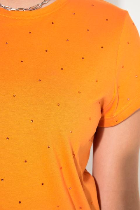 Actual product image Studio Untold Rhinestone Cap Sleeve Tee (56)