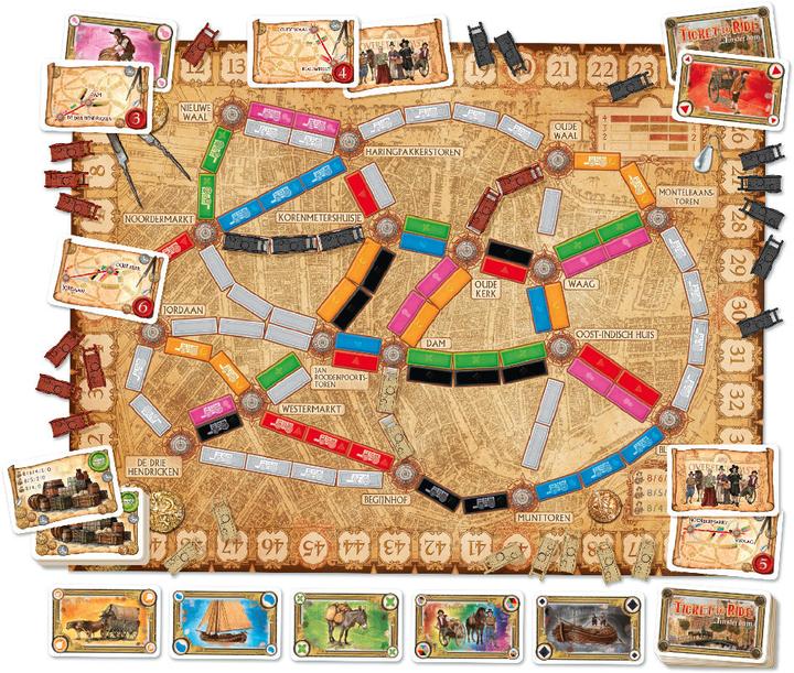 Produktbild Asmodée Days of Wonder Ticket to Ride - Amsterdam EN (Englisch)