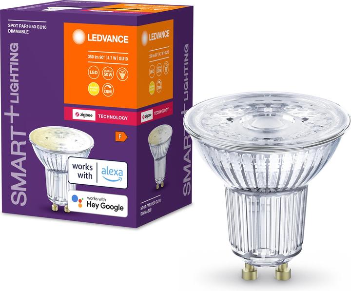 Produktbild Ledvance Smart+ Classic (GU10, 4.70 W, 350 lm, 1 x, F)